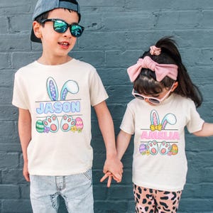 Personalized Easter Shirts for Kids, Toddler Easter Shirt, Cousin Crew Easter Shirt Kid, Boy Easter Shirts, Easter Bunny Shirt Girl