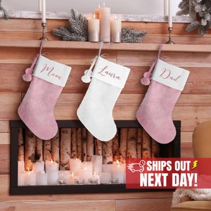 Pink Christmas Stocking 