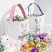 Custom Easter Baskets, Personalized Easter Basket, Easter bag, Easter Basket with name, Bunny basket, Personalized Easter 