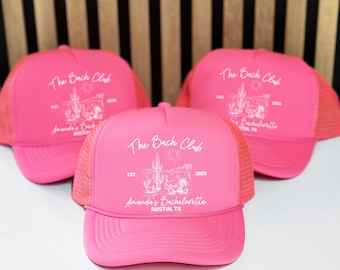 Bachelorette Party Hats, Custom Trucker Hat, Team Bride Hat, Group Tracker Hats, Bachelor Hats, Bride Squad Hat, Bride Squad Cap, Bridal Hat