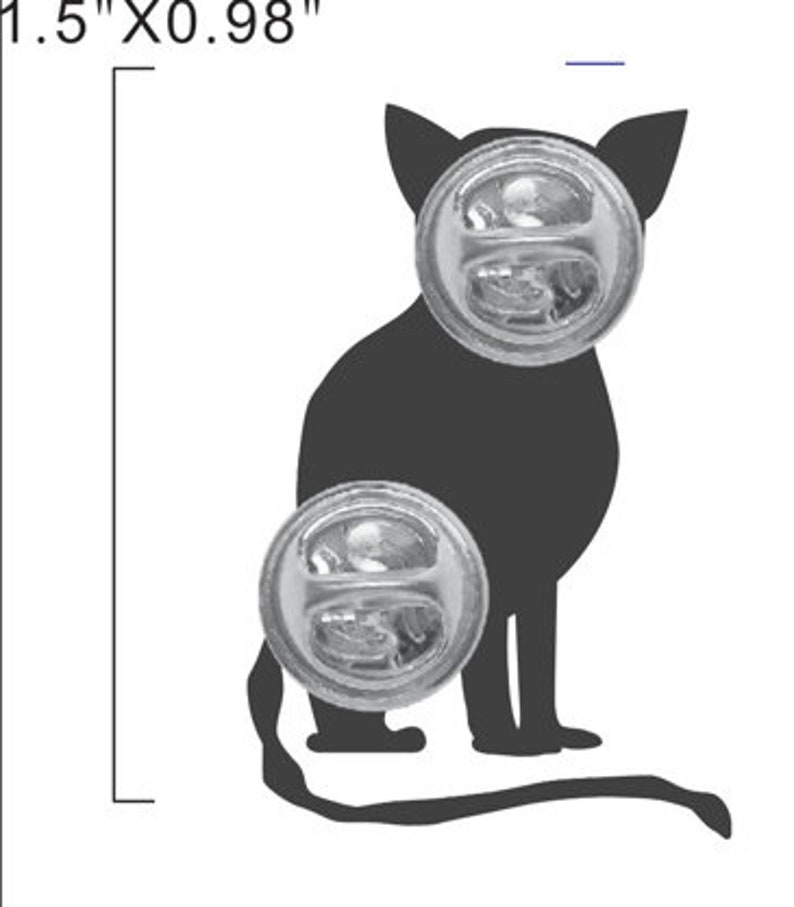 Cheshire cat lapel pin image 2