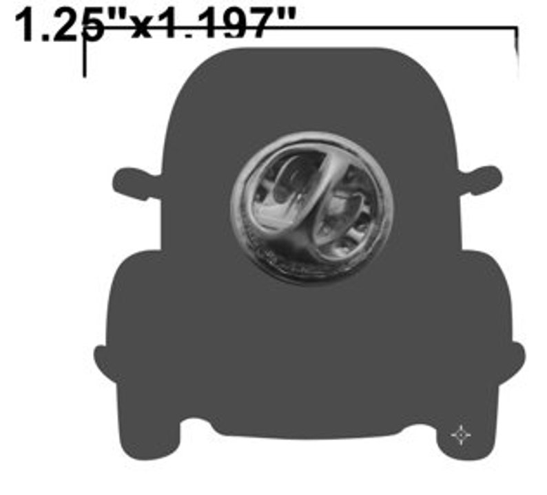 Designated driver VW Beetle lapel pin image 4