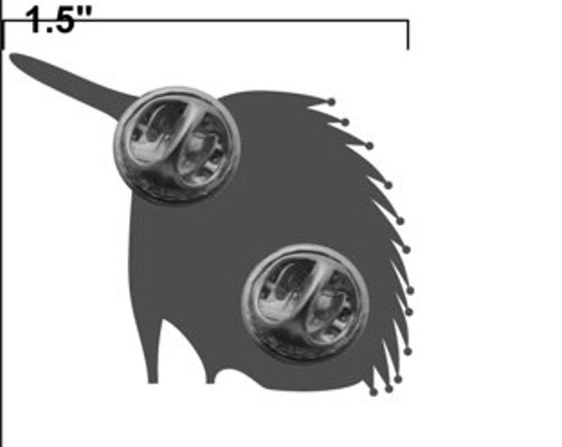 Echidna lapel pin image 2