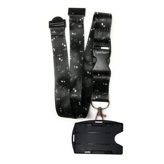 SpiriuS Neck Lanyard With Safety Breakaway Metal Clip ID Card key badge Holder