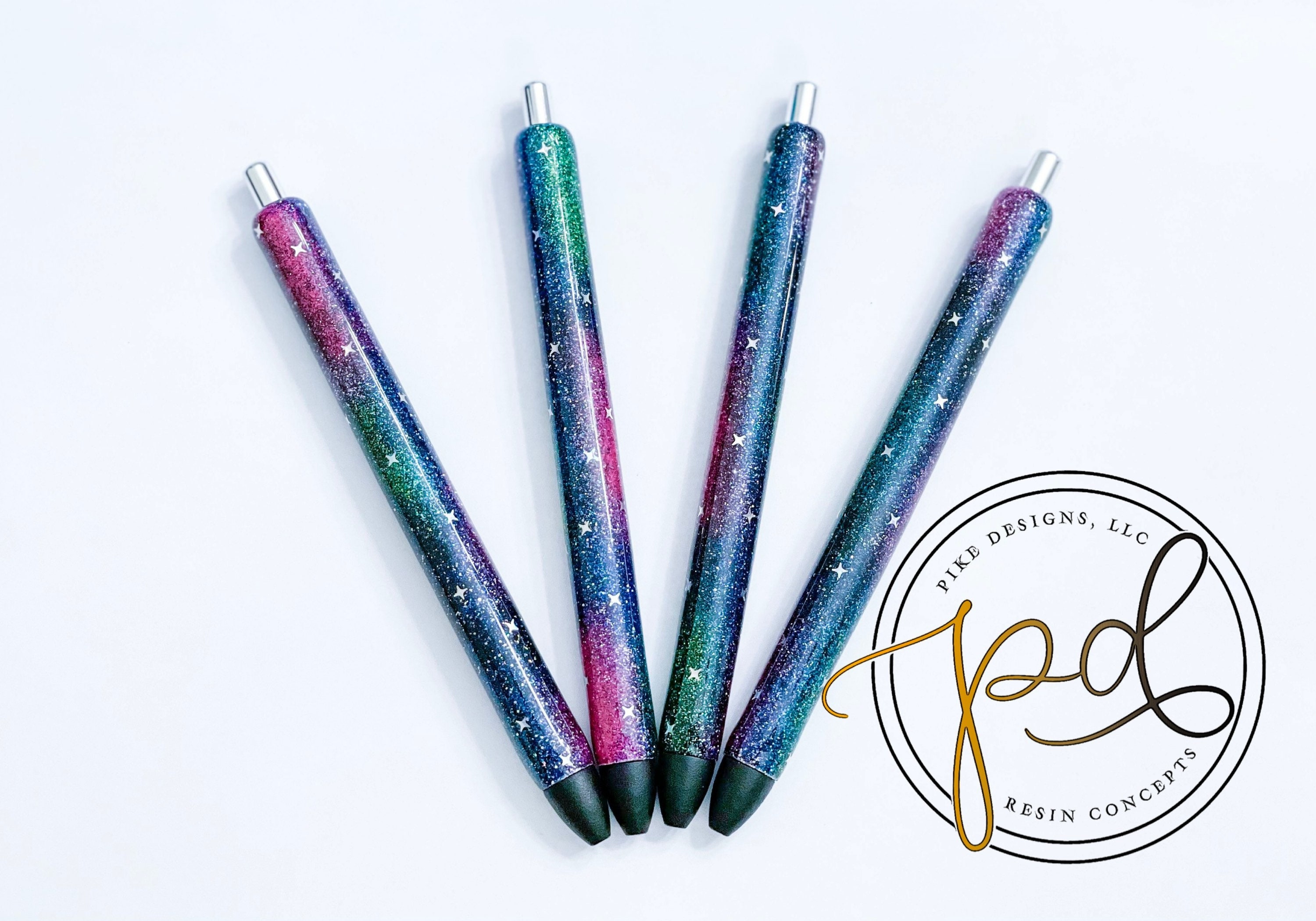 Customized glitter pens
