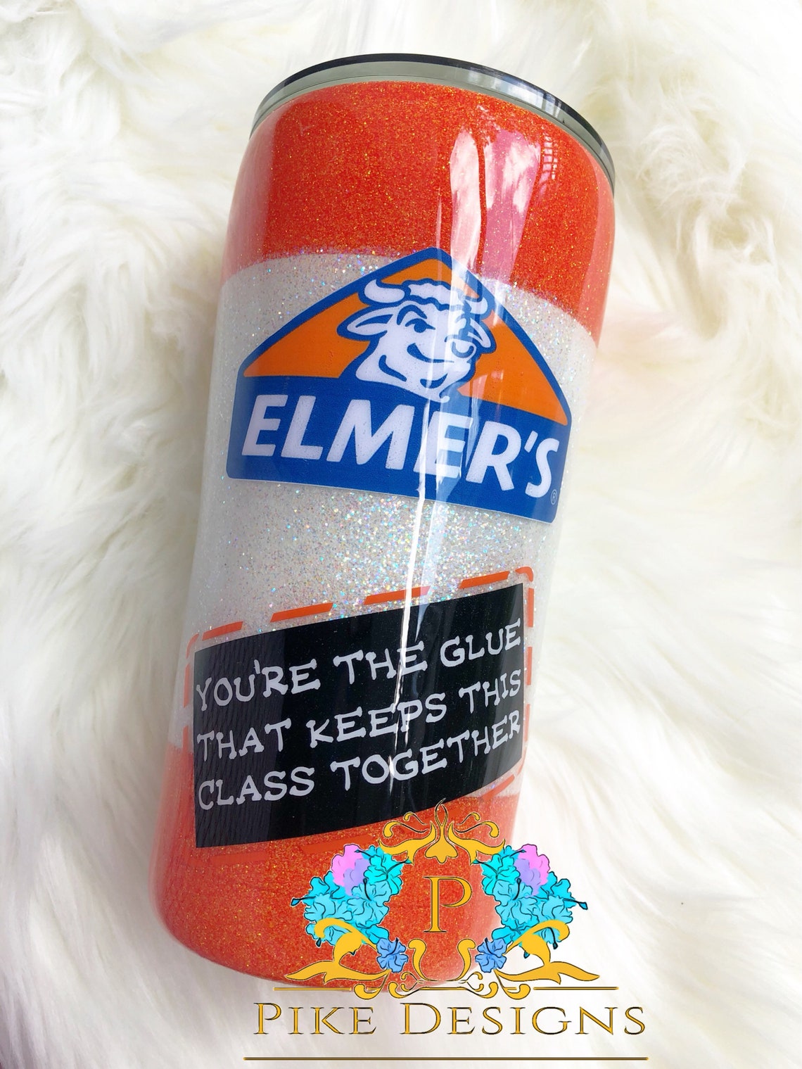 Elmer's Glue Tumbler Glitter Tumbler Glue Stick Etsy