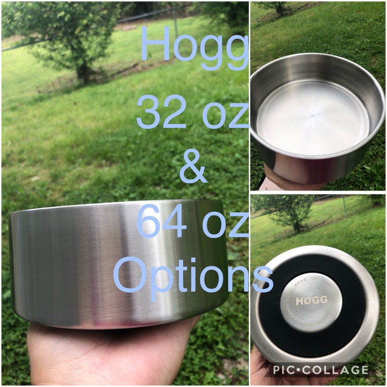 Custom Dog Bowl Glitter Dog Bowl Yeti Dog Bowl Pet Bowl Etsy