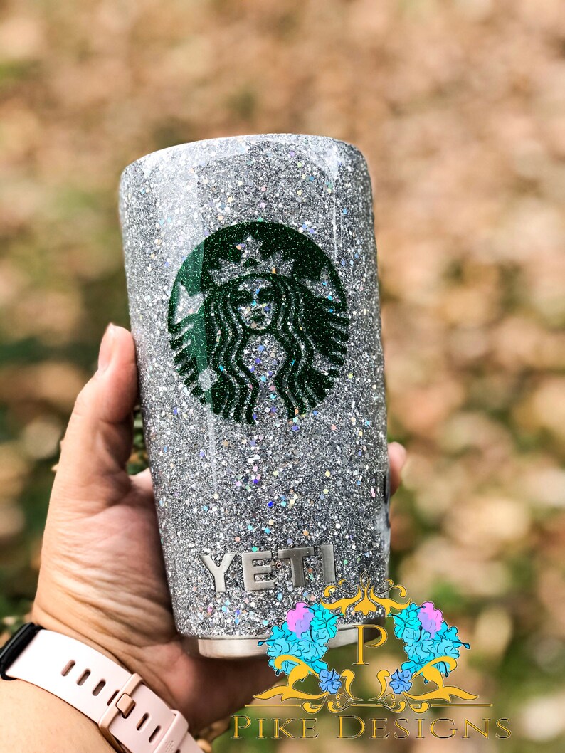 Starbucks Tumbler Glitter Tumbler Glitter Starbucks Etsy UK