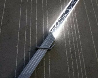 Dark Saber lightsaber star wars Mandalorian The clone wars All metal