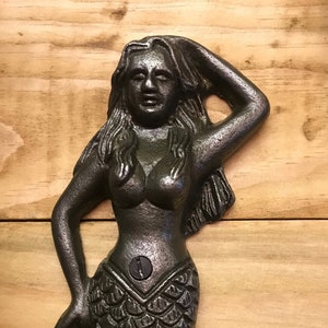 Lovely Cast Iron MERMAID Coat Hook