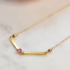 Chibi Moon Tiara Necklace - 90s Anime Inspired - Chevron V - Minimalist - Usagi - Luna - Artemis - Bridesmaid Gifts