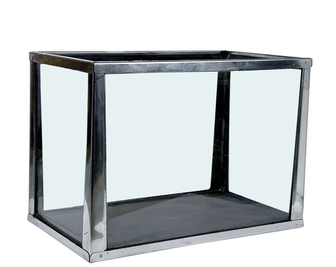 Metaframe Star Mid-century Chrome Metaframe 5-gallon Fish Tank Aquarium - Etsy