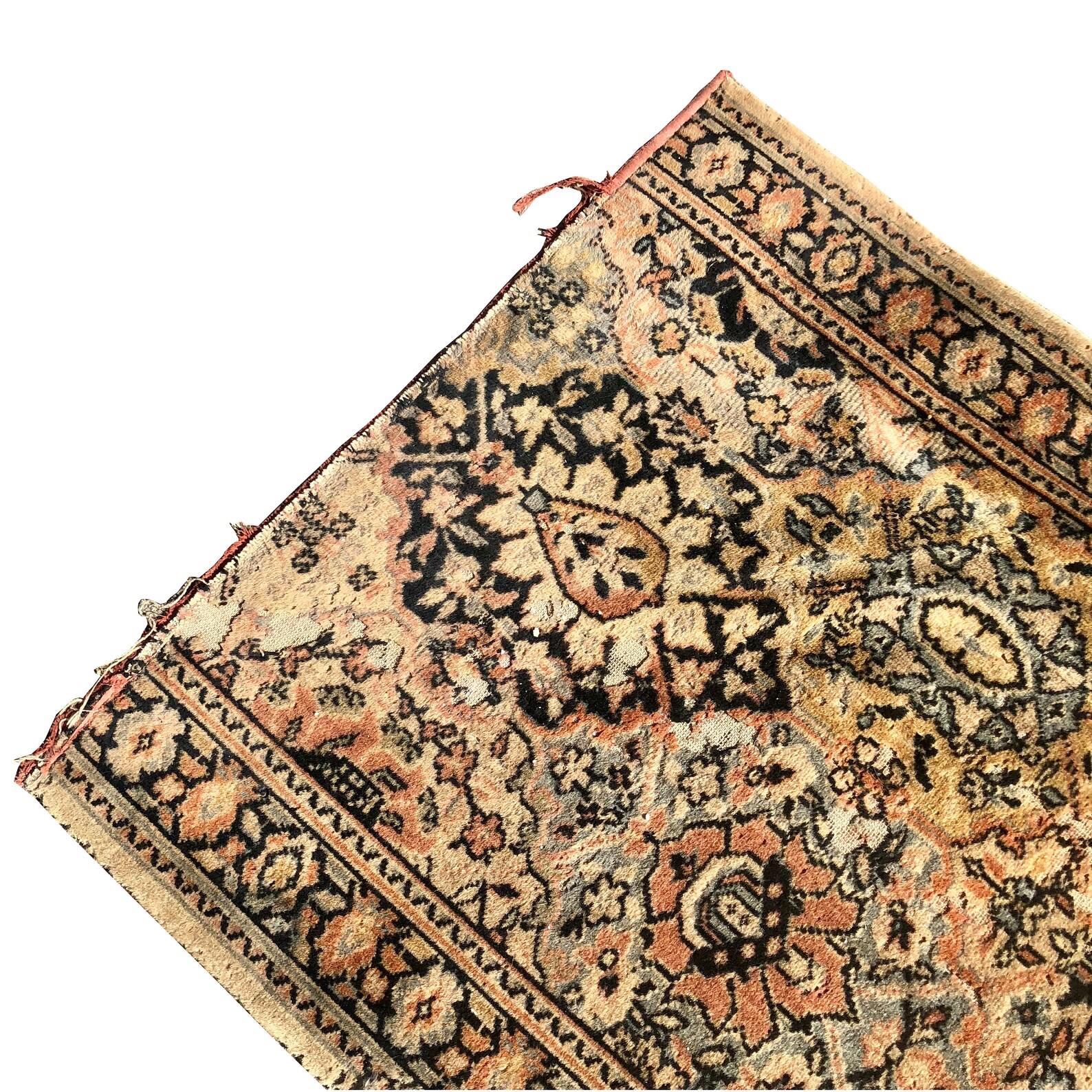 Antique MJ Whittall Anglo Persian Rug Runner 9 ft Etsy