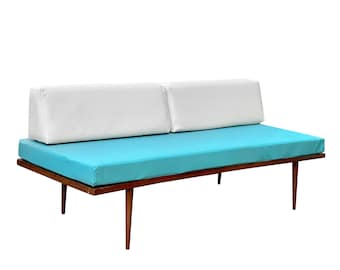 Mid-Century Modern Yugoslavian Sculptural Daybed Sofa