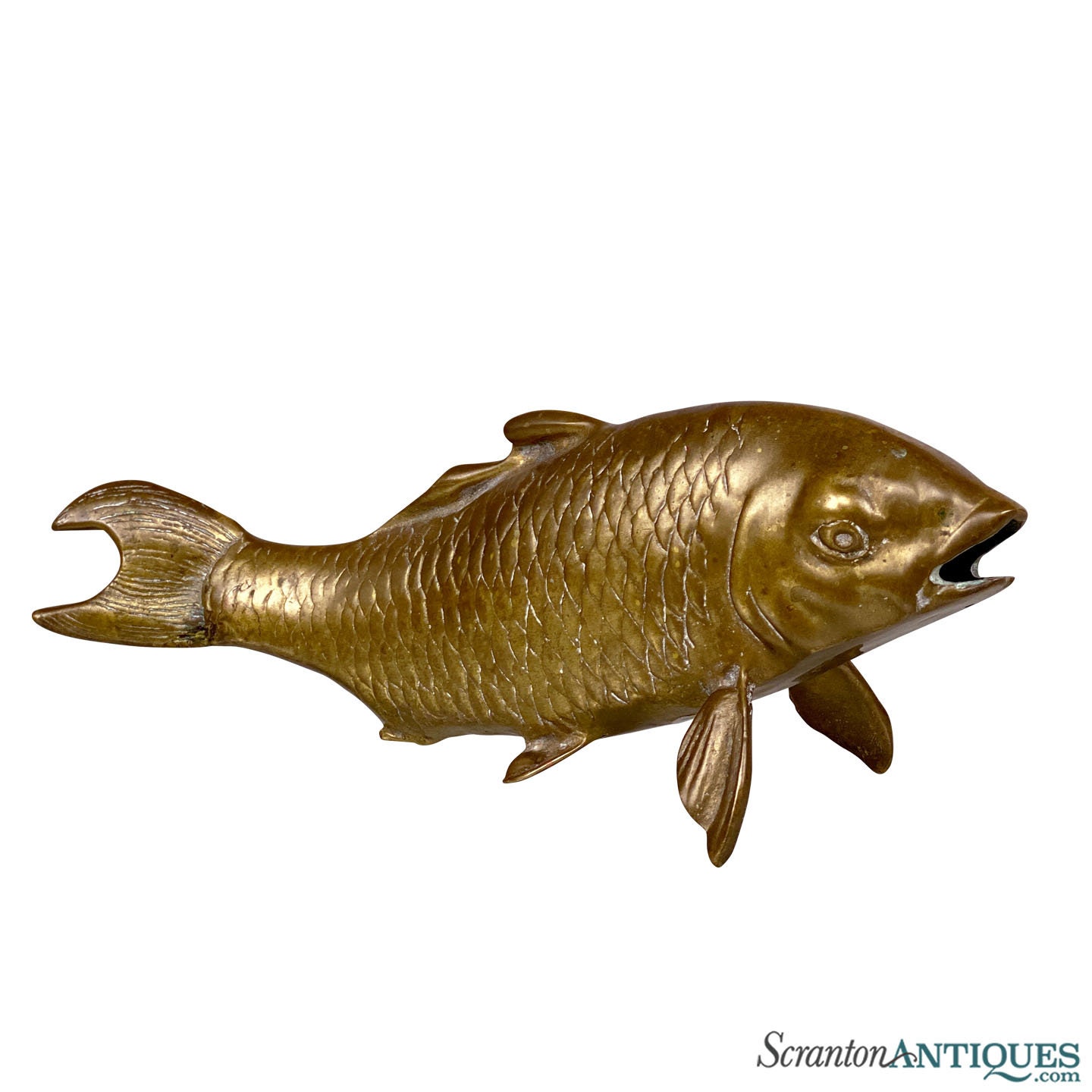 Vintage Chinese Koi Carp Fish Brass Figural Sculpture - Etsy