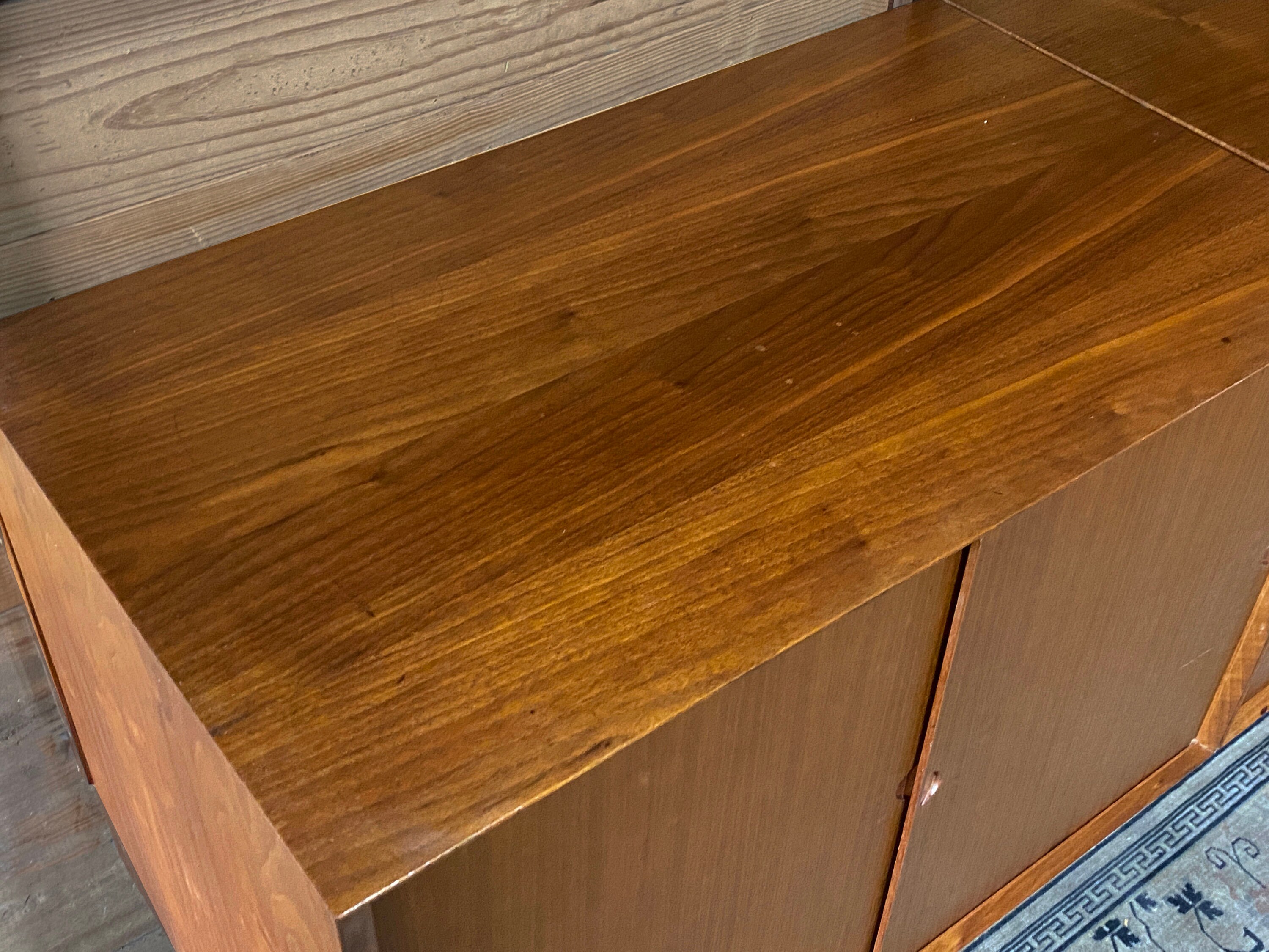 Gabinete modular de estante modular colgante de pared de nogal | Etsy