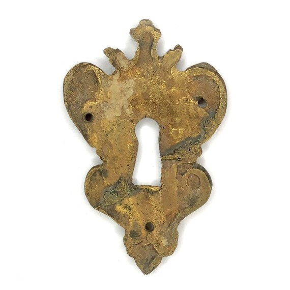 BRASS B-0273 VICTORIAN KEYHOLE COVER