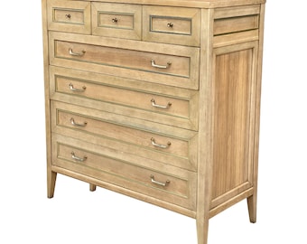 Mid-Century Hollywood Regency Tall Chest Dresser by American of Martinsville