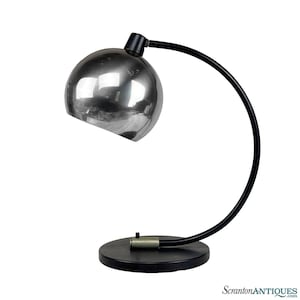 Mid-Century Space Age Chrome Eyeball Desk Lamp
