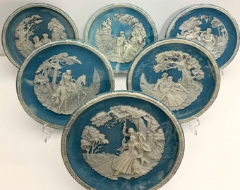 Decorative Plate Set Etsy