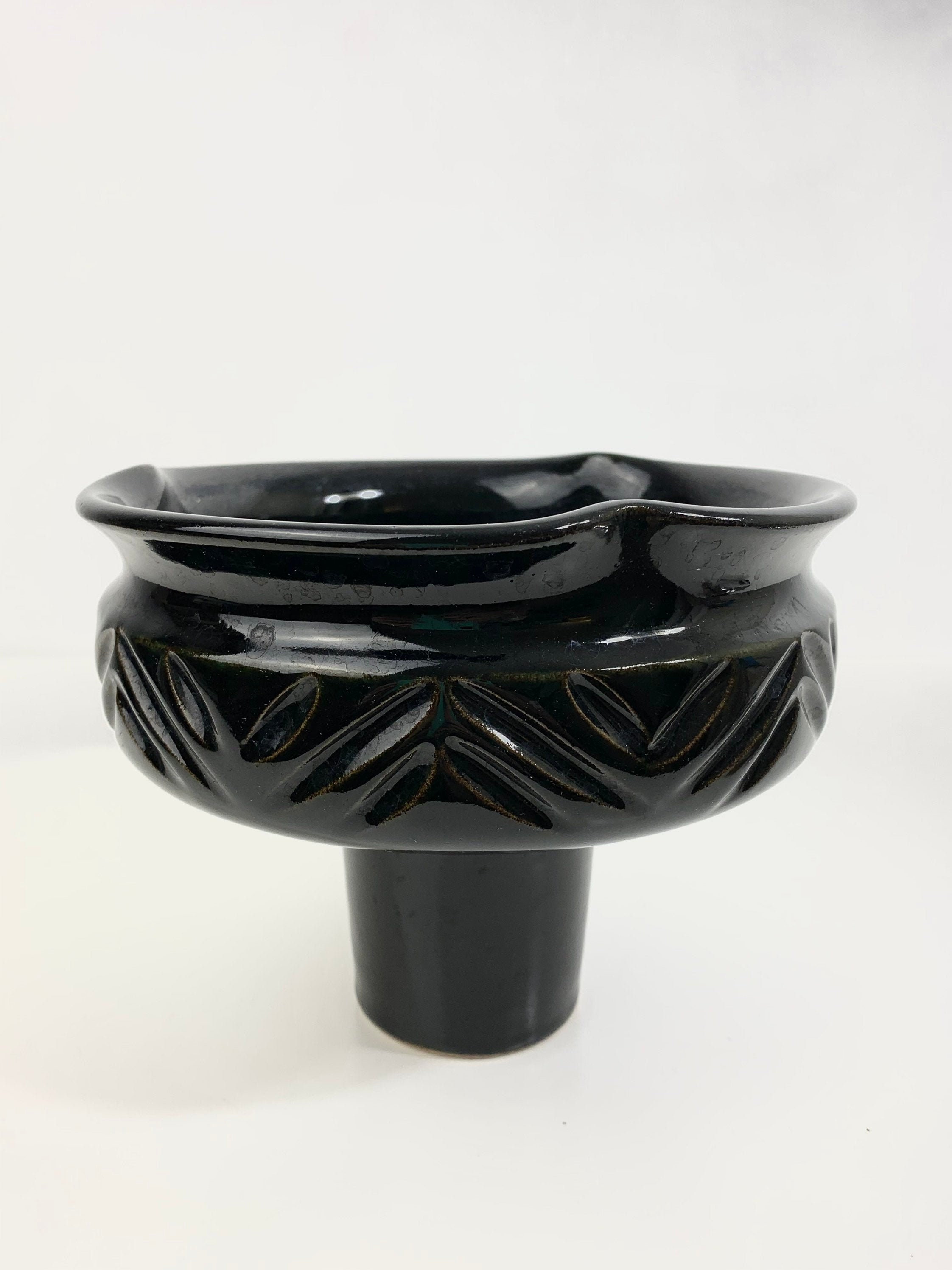 Ikebana Flower Vase, Japanese Ceramic, Narrow Gray 