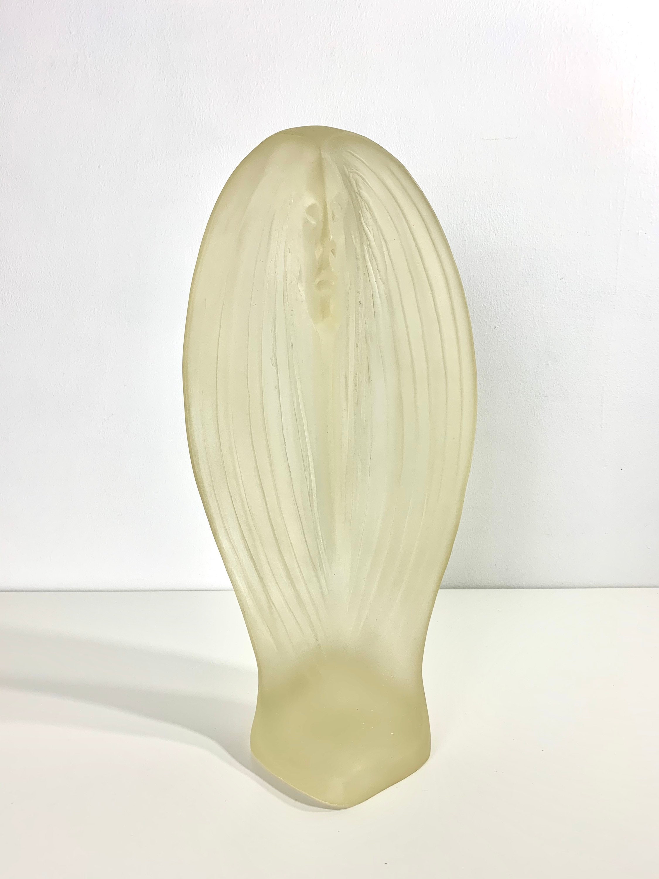 Austin Prod Inc 80s Resin Woman Bust Hair Wind Sculpture Austin Prod Inc 80s Resin Woman Bust Hair Wind Sculpture