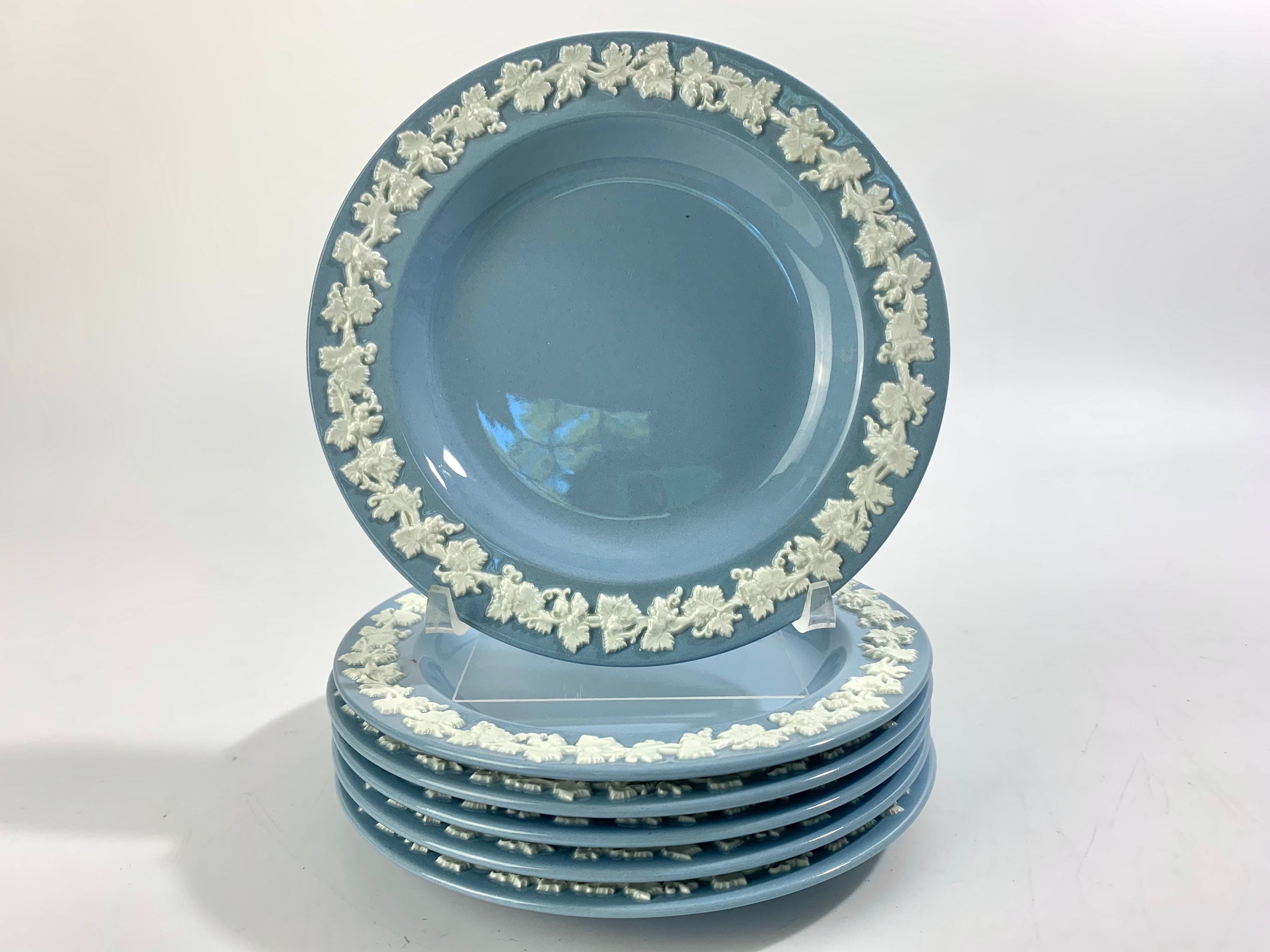 Simply Elegant Blue and White Dessert Plates - set of 4 – The Twiggery
