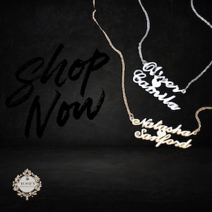 Personalized Double Layer Names Necklace