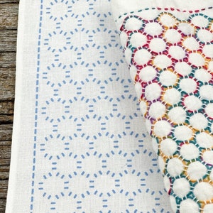 Connecting Circles Sashiko Kit Stitching and Weaving Designed by Little Japanese Haberdashery