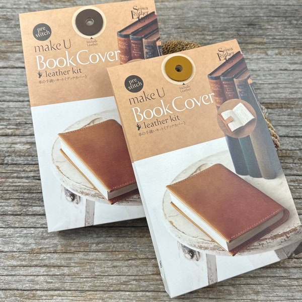 Kit couverture de livre DIY journal en cuir à faire soi-même