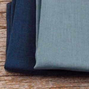 Linen Fabric Solid Single Colour Wide Sold by Half Meter Made in Japan image 3