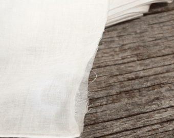 Double Gauze Unbleached White Cotton Fabric from Japan