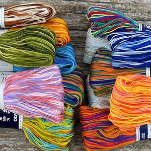 多色刺し子糸 100m 綿刺繍
