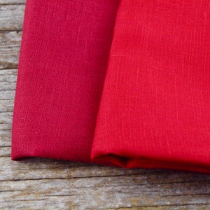 Linen Fabric Solid Single Colour Wide Sold by Half Meter Made in Japan image 2