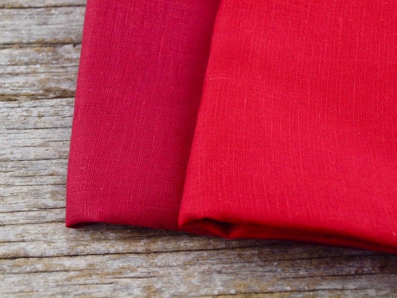 Linen Fabric Solid Single Colour Wide Sold by Half Meter Made in Japan image 2