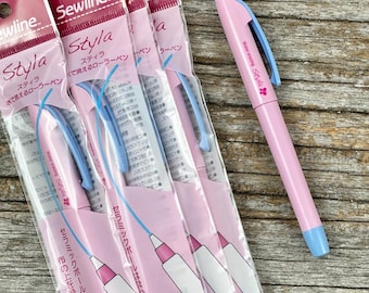 Fijne stofmarkeringen, wateroplosbaar: uitwisbare naaipen, made in Japan