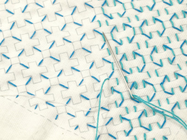 Sashiko Needle Pair with Large Eyelet Long Shaft Sharp Point and Strong Needles image 7