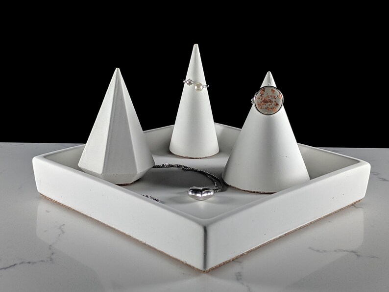 Jewelry Display Set Ring Holder Set Ring Cone Set Ring Etsy Canada