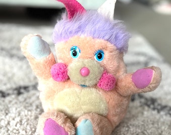 Popples, vintage popple pink, vintage popple, vintage toy, girl toy 80’s, teddybear 90’s