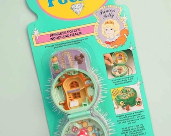 Polly pocket vintage,  rare polly pocket, woodland realm new , 90s toy nib, new polly pocket