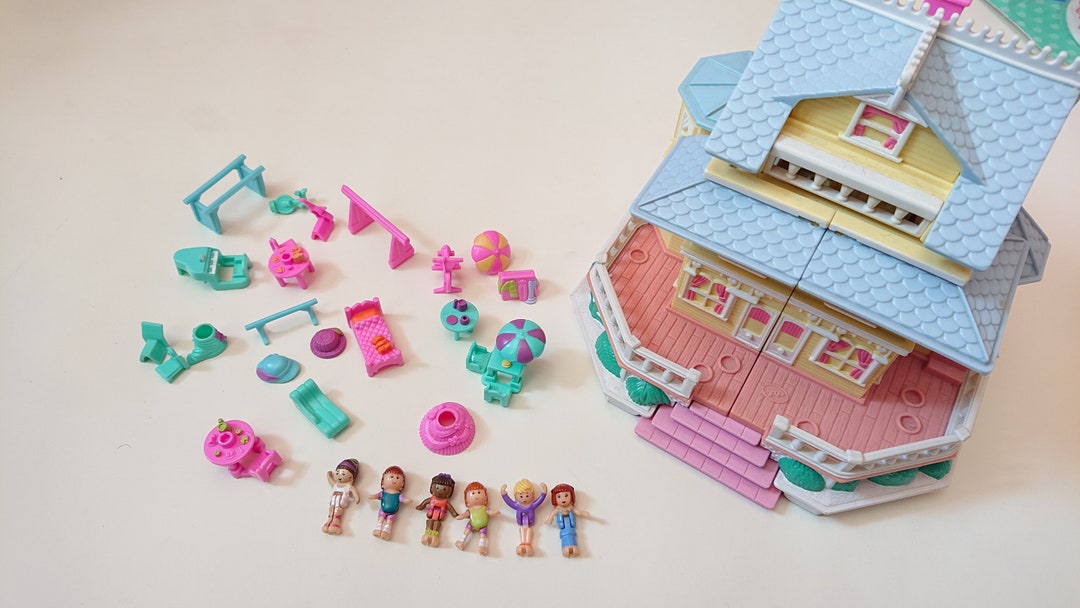 Polly Pocket Vintage, Clubhouse Vintage Polly Pocket, House , 90s Toy , Polly Pocket Etsy