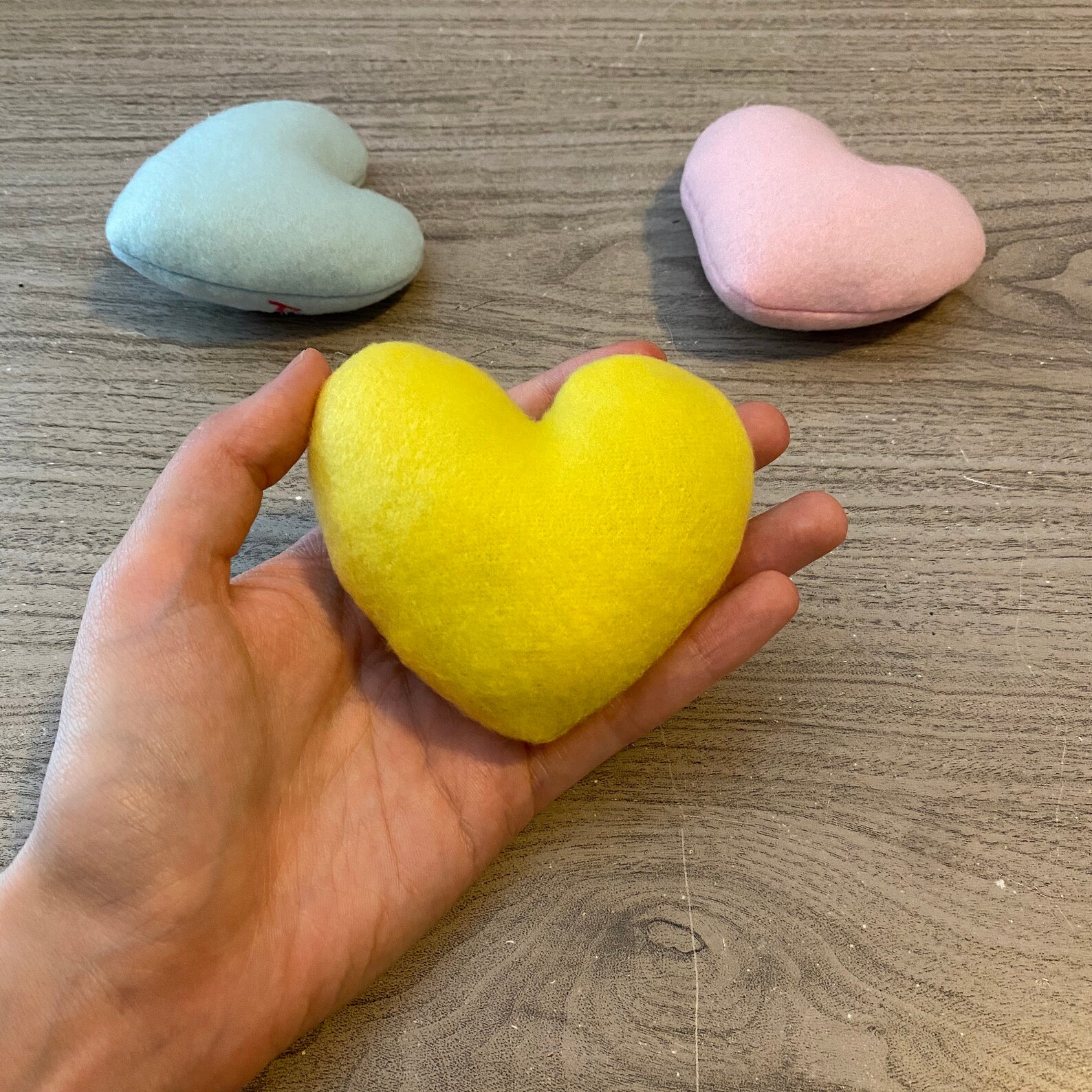 Personalized Heart Cat Toy Custom Plushie Handmade Cat Toy Etsy