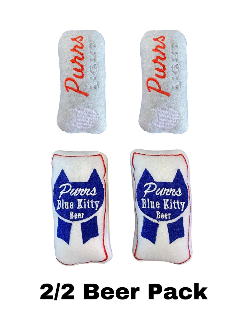 4 Pack Beer Catnip Toys Cat Toy New Cat Catnip Toys Choose Etsy