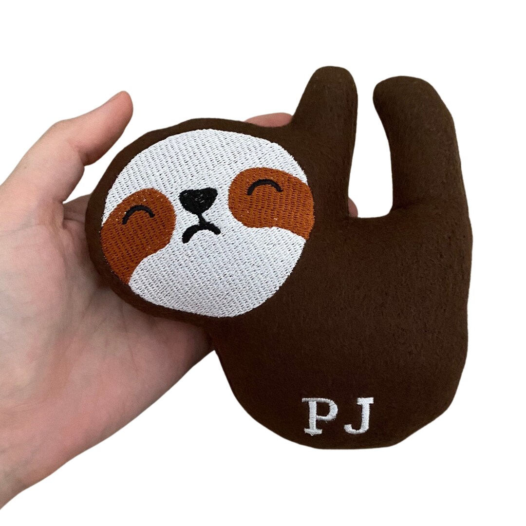 Sloth Personalized DOG Toy Handmade Dog Toy Gift for Dog Etsy