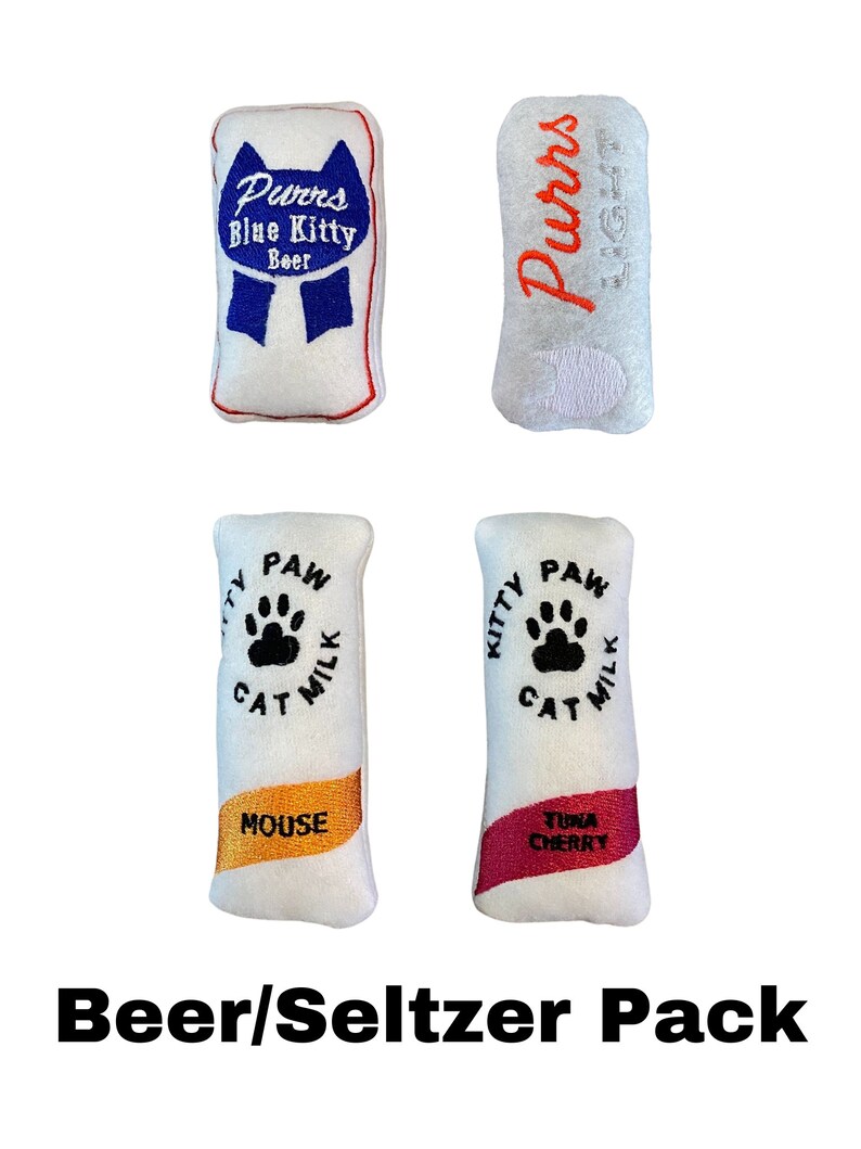 4 Pack Beer Catnip Toys Cat Toy New Cat Catnip Toys Choose Etsy