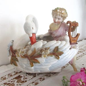 Dresden Swans - Etsy