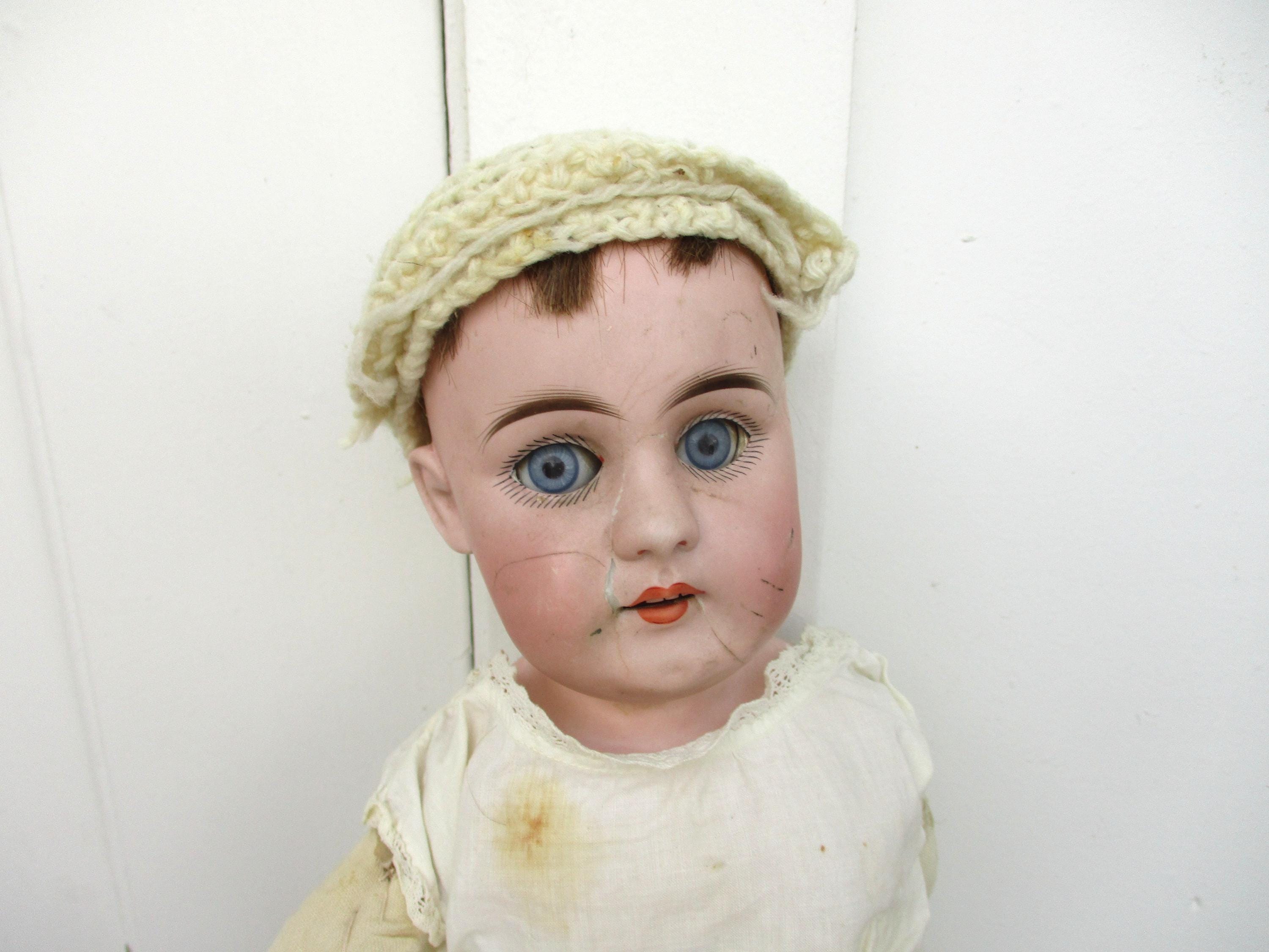 アンティーク　ドール　ドイツ　オリエンタルベビー Antique bisque doll - Etsy 日本
