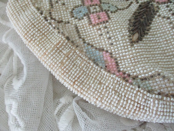 Vintage Beaded Purse Czechoslovakian Art Deco Eve… - image 7