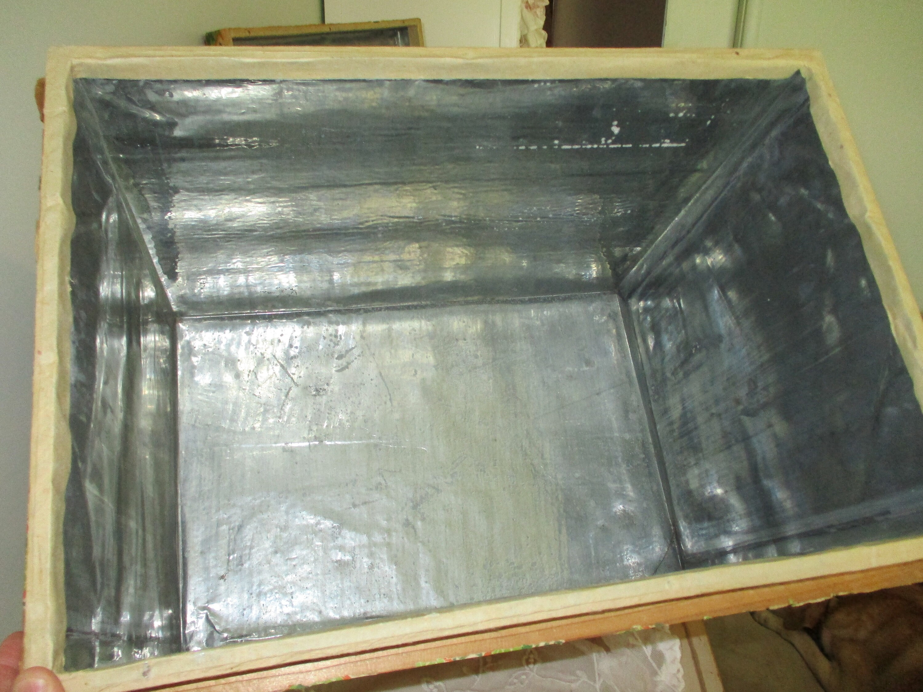 Antique Japanese Tea Shipping Box Container Wood With Camelia Etsy