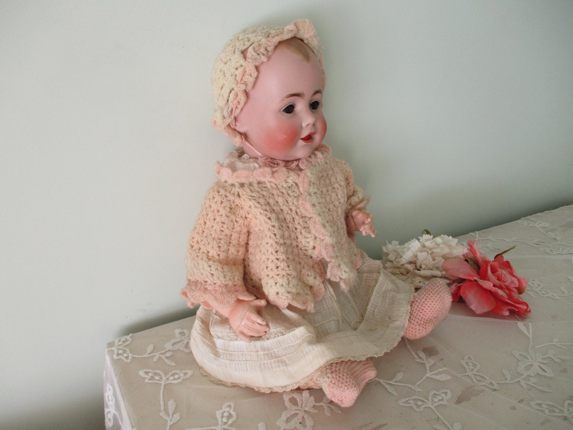Antique Doll JDK Kestner Baby Jean Bisque Germany C1900 Etsy